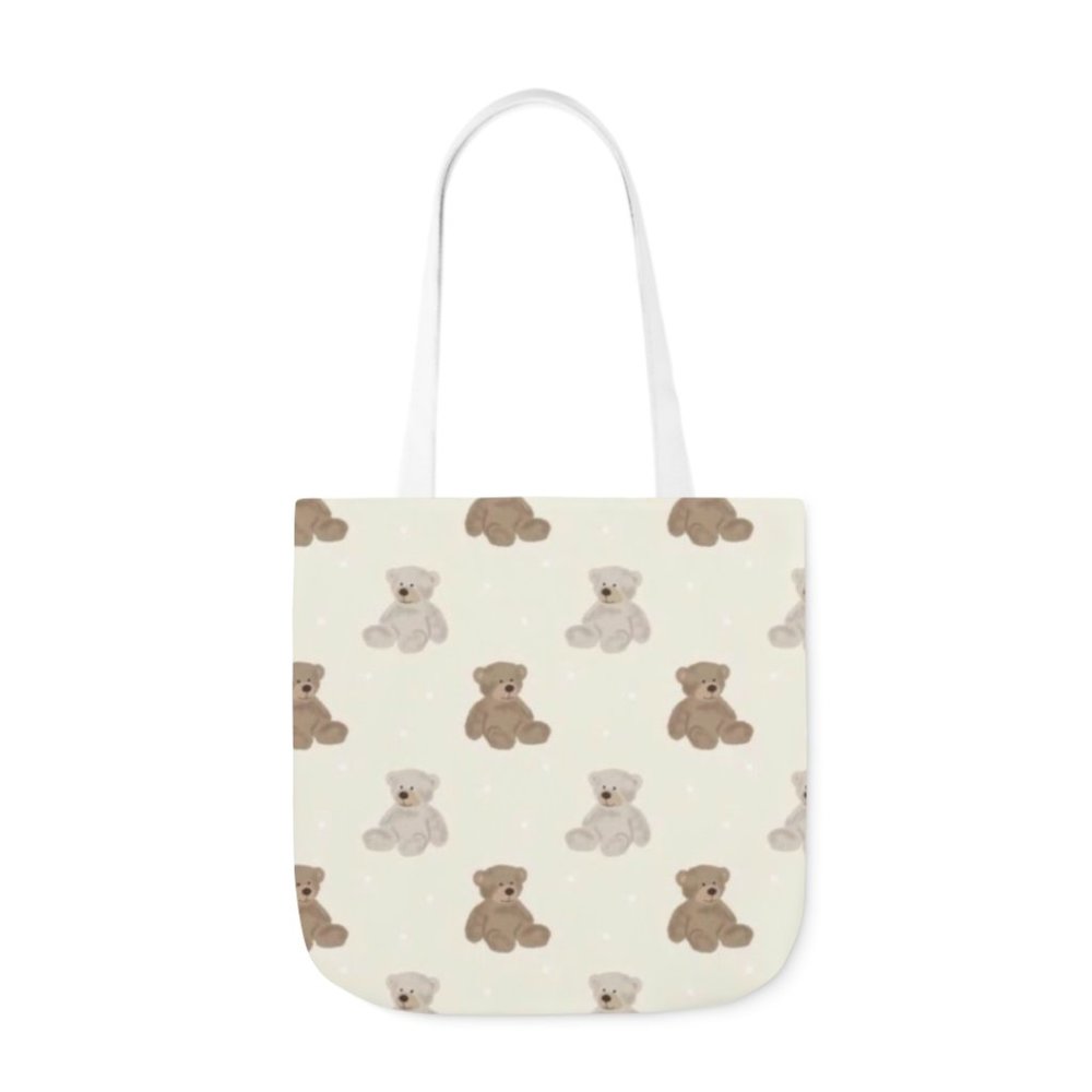 Cute teddy print tote bag PLEASE LOOK AT DISCRIPTION TO PURCHASE THANK YOU!